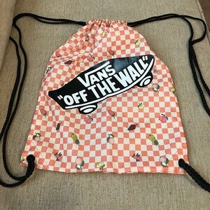 Vans off the wall fruit drawstring backpack